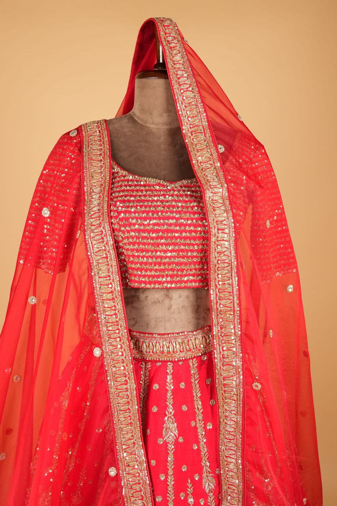 Maroon color Heavy Embroidery and Handwork Bridal Lehenga Choli BL1143 – BL  Fabric